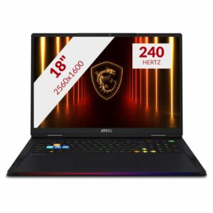 Afbeelding van een MSI Raider A18 HX A8WHG-284NL 18'' gaming laptop