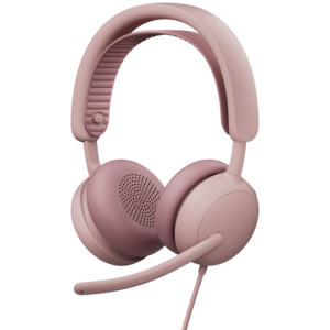 Afbeelding van een Logitech Zone 2 Anc Over-ear Draadloze Headset Met Noise-cancelling Rose