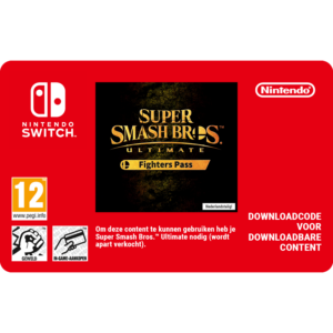Afbeelding van een Nintendo Super Smash Bros Ultimate - Fighters Pass Switch (download Code)