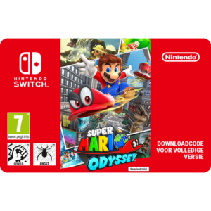 Afbeelding van een Nintendo Super Mario Odyssey - Switch (download Code)