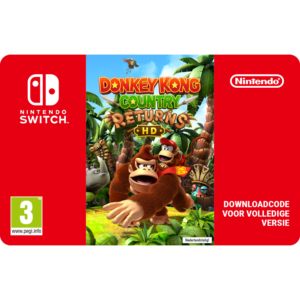 Afbeelding van een Nintendo Donkey Kong Country Returns Hd- Switch (download Code)
