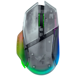 Afbeelding van een Razer Basilisk V3 Pro 35k Ergonomic Wireless Gaming Mouse - Phantom White Edition