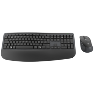 Afbeelding van een Logitech Signature Comfort Plus Combo Mk880 Draadloos Toetsenbord En Muis Graphite