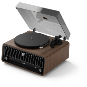 Afbeelding van een Philips Century Range - The Tina Tav9000d All In One Platenspeler Hout Zwart
