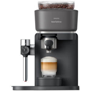 Afbeelding van een Philips Baristina Latte - Bar400/60 Semi-automatische Espressomachine Pistonmachine Cappuccino Automatische Melkopschuimer Zwart