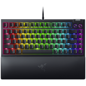 Afbeelding van een Razer Blackwidow V4 75% Hot-swappable Mechanical Gaming Keyboard - Us Qwerty Layout Bedraad Gamingtoetsenbord Zwart
