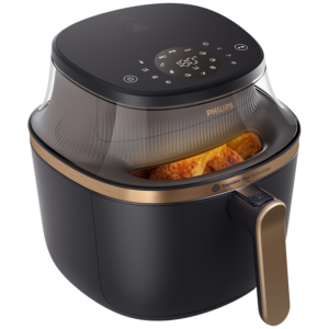 Afbeelding van een Philips Airfryer 3000-serie - Na342/00 Kijkvenster Rapidair Plus 72 L Tot 6 Personen Hetelucht Friteuse Zwart