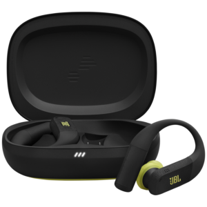 Afbeelding van een JBL Endurance Peak 4 - Draadloos Open-ear Draadloze Oordopjes Met Ruisonderdrukking Zwart