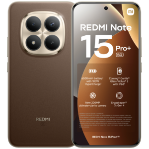 Afbeelding van een Xiaomi Redmi Note 15 Pro+ 5g 8gb/256gb Brn - 256 Gb Bruin
