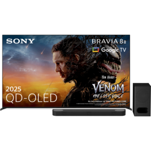 Afbeelding van een Sony 65xr8m25b Bravia 8 Ii 4k Qd-oled 65" (2025) + Sony Theatre Bar 6 Soundbar Tv-bundel