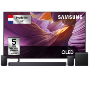 Afbeelding van een Samsung S85f Oled 4k Tv 65" (2025) + Samsung Q-series Hw-q930f/xn Soundbar Tv-bundel