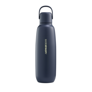 Afbeelding van een Sodastream All Metal Bottle 0.9l - Storm Fles