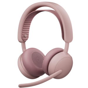Afbeelding van een Logitech Zone 2 Es - Draadloos Over-ear Draadloze Headset Met Ruisonderdrukking Rose