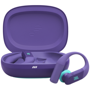 Afbeelding van een JBL Endurance Peak 4 - Draadloos Open-ear Draadloze Oordopjes Met Ruisonderdrukking Paars