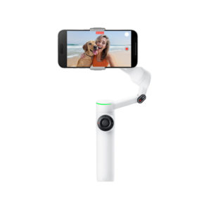 Afbeelding van een Insta360 Flow 2 Pro Ai Tracker Bundle White Tripod Wit