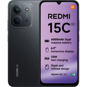 Afbeelding van een Xiaomi Redmi 15c 5g - 128 Gb Zwart
