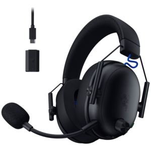 Afbeelding van een Razer Blackshark V3 Voor Playstation Over-ear Draadloze Gaming-headset Met Ruisonderdrukking Zwart