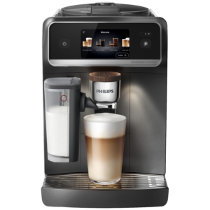 Afbeelding van een Philips Café Aromis 8000-serie - Volautomatische Espressomachine 50+ Warme & Koude Dranken Lattego Pro Automatisch Melksysteem Zwart Ep8757/12