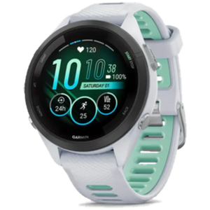 Afbeelding van een Garmin Forerunner 265s Wifi Smartwatch Whitestone/neo Tropic