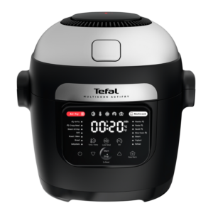 Afbeelding van een Tefal My741c Multicook Actifry Zelfroerende Multicooker En Air Fryer Zwart