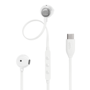 Afbeelding van een JBL Tune 305c Usb-c In-ear Bedrade Oordopjes Wit