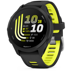 Afbeelding van een Garmin Forerunner 170 Sporthorloge Black/amp Yellow