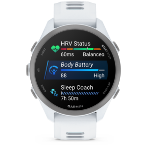 Afbeelding van een Garmin Forerunner 170 Sporthorloge Whitestone/blue