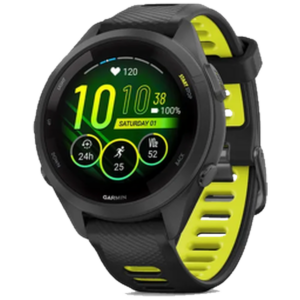 Afbeelding van een Garmin Forerunner 265s Wifi Smartwatch Zwart/geel