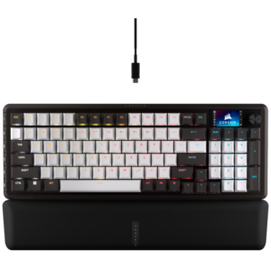 Afbeelding van een Corsair Vanguard 96 Dual Tone - Us-qwerty Bedraad Gamingtoetsenbord Zwart