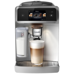 Afbeelding van een Philips Café Aromis 8000-serie - Volautomatische Espressomachine Maximaal Aantal Kopjes: 8 Extern Melkreservoir Zilver