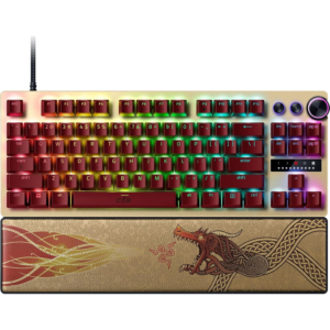 Afbeelding van een Razer Huntsman V3 Pro Tenkeyless Gaming Keyboard - Counter-strike 2 Edition Us Qwerty Layout Bedraad Gamingtoetsenbord Counter Strike