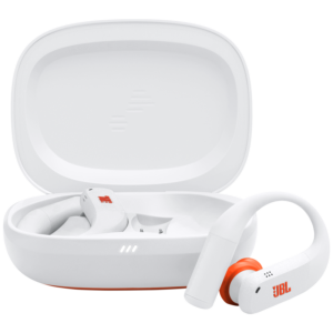 Afbeelding van een JBL Endurance Peak 4 Open-ear Draadloze Oordopjes Met Noise-cancelling Wit