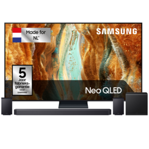 Afbeelding van een Samsung Qn74f Neo Qled 4k Tv 65" (2025) + Samsung Q-series Hw-q930f/xn Soundbar Tv-bundel