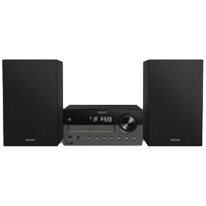 Afbeelding van een Philips Tam4505m2/00 Micro Dab+ Systeem Boekenplankspeaker Zwart