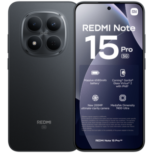 Afbeelding van een Xiaomi Redmi Note 15 Pro 5g 8gb/256gb Blk - 256 Gb Zwart