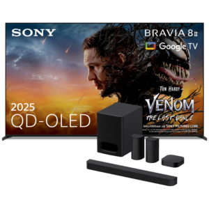 Afbeelding van een Sony 65xr8m25b Bravia 8 Ii 4k Qd-oled 65" (2025) + Sony Theatre System 6 Home Cinema Set Tv-bundel