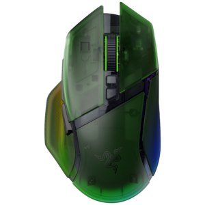 Afbeelding van een Razer Basilisk V3 Pro 35k - Phantom Green Ed. Gamingmuis Groen