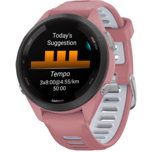 Afbeelding van een Garmin Forerunner 265s Wifi Smartwatch Roze/grijs