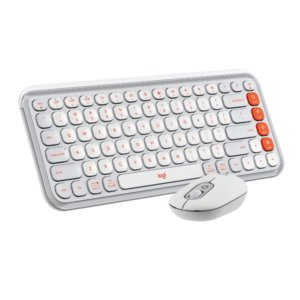 Afbeelding van een Logitech Pop Icon Combo Draadloos Toetsenbord En Muis Wit