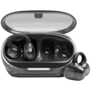 Afbeelding van een JBL Soundgear Clips 2025 Open-ear Draadloze Oordopjes Zwart