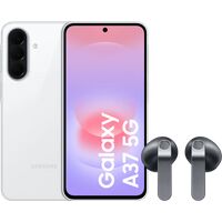 Afbeelding van een Samsung Galaxy A37 256GB Wit 5G + Samsung Galaxy Buds4 Zwart