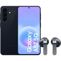 Afbeelding van een Samsung Galaxy A57 128GB Donkerblauw 5G + Samsung Galaxy Buds4 Zwart