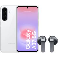Afbeelding van een Samsung Galaxy A37 128GB Wit 5G + Samsung Galaxy Buds4 Zwart