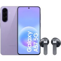 Afbeelding van een Samsung Galaxy A57 128GB Paars 5G + Samsung Galaxy Buds4 Zwart