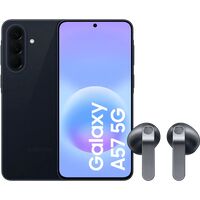 Afbeelding van een Samsung Galaxy A57 256GB Donkerblauw 5G + Samsung Galaxy Buds4 Zwart