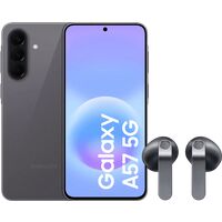 Afbeelding van een Samsung Galaxy A57 256GB Grijs 5G + Samsung Galaxy Buds4 Zwart