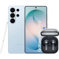 Afbeelding van een Samsung Galaxy S26 Ultra 256GB Lichtblauw 5G + Samsung Galaxy Buds4 Pro Zwart