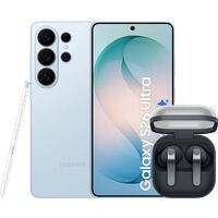 Afbeelding van een Samsung Galaxy S26 Ultra 512GB Lichtblauw 5G + Samsung Galaxy Buds4 Pro Zwart