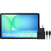 Afbeelding van een Samsung Galaxy Tab S10 FE 10,9 inch 256GB Wifi en 5G Grijs + Oplaadpakket