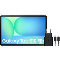 Afbeelding van een Samsung Galaxy Tab S10 FE Plus 13,1 inch 128GB Wifi en 5G Grijs + Oplaadpakket